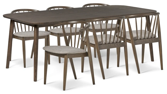 Sixten, Matgrupp med 6 stolar Sixten