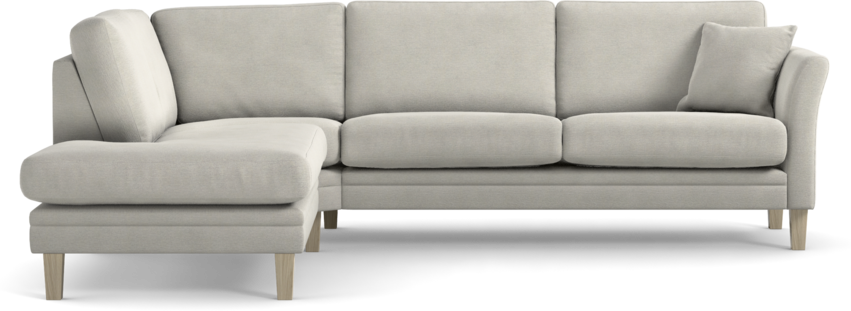 Eden - 2,5-sits soffa med divan - Grå