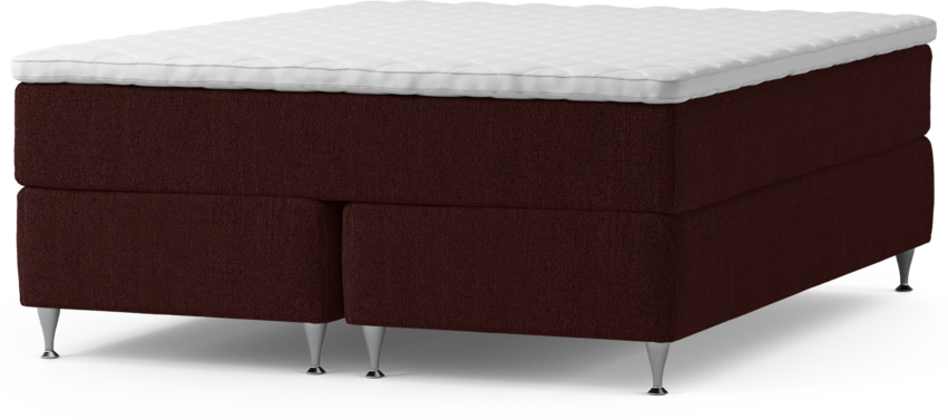 Delux Exclusive - Kontinentalsäng, dubbelsäng med bäddmadrass och sängben