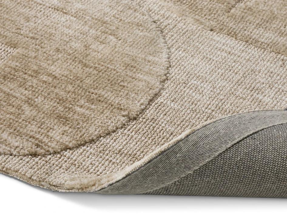 Florian - Stickad matta, 200x300 cm - Beige