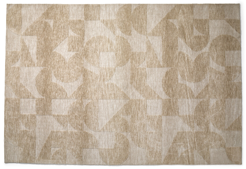 Florian - Maskinstickad matta - Beige