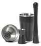Jacob - Barset, 9,3x10,3x21 cm, 50 cl, 3 delar - Svart