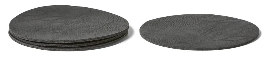 Diné - Underlägg 4-pack, Ø10 cm - Svart