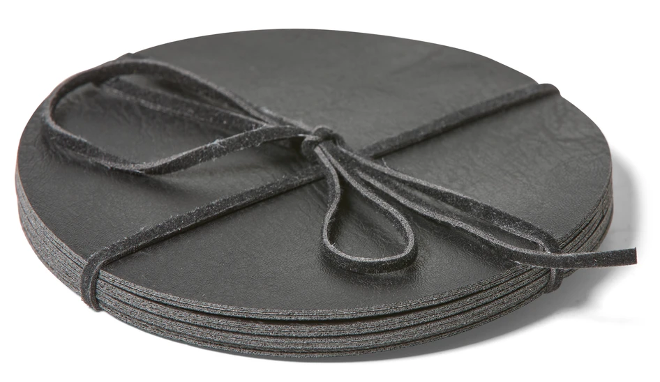 Diné - Underlägg 4-pack, Ø10 cm - Svart