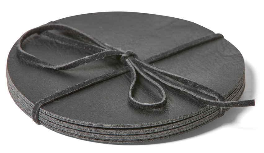 Diné - Underlägg, Ø10, 4-pack - Svart