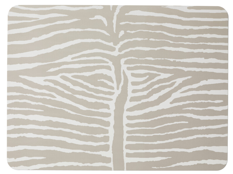 Zanzibar - Tablett i plast, 30x40 cm - Beige