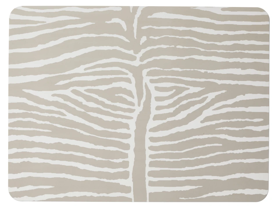 Zanzibar - Tablett i plast, 30x40 cm - Beige