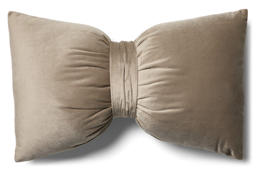 Gabrielle Bow - Prydnadskudde, B30 L50 cm - Beige