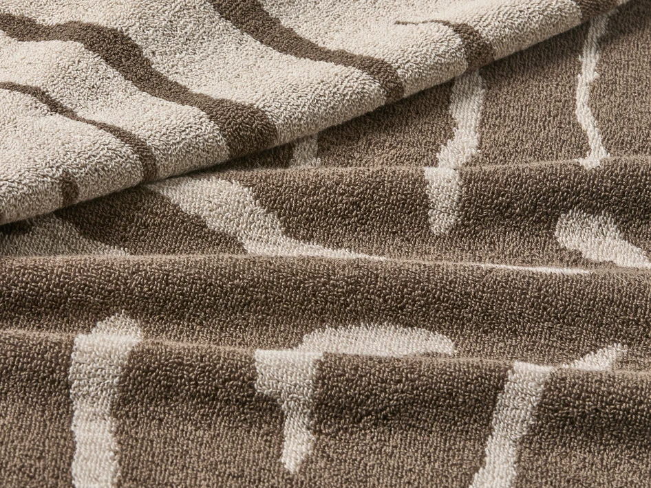Zanzibar - Gästhandduk 2-pack, 30x50 cm - Brun