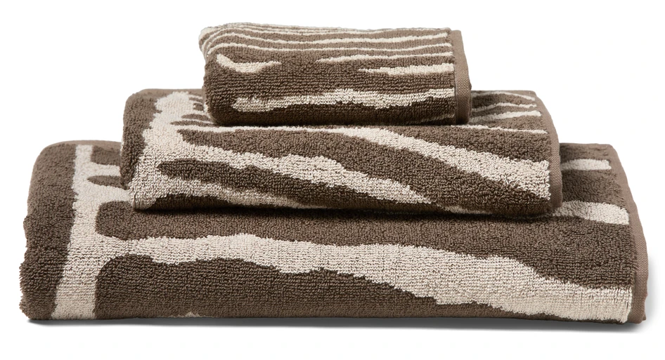 Zanzibar - Gästhandduk 2-pack, 30x50 cm - Brun