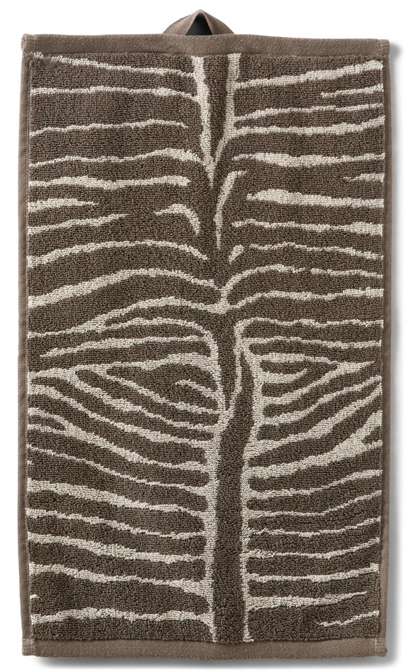 Zanzibar - Gästhandduk 2-pack, 30x50 cm - Brun