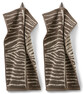 Zanzibar - Gästhandduk 2-pack, 30x50 cm - Brun