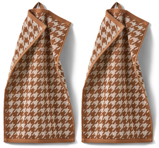 Zazu - Gästhandduk 2-pack, 30x50 cm - Orange
