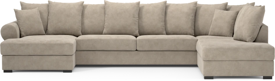 Town - 3-sits soffa med divan höger och schäslong vänster - Beige