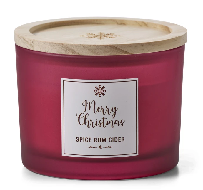 Merry Christmas, Doftljus, Spice rum cider, brinntid 35 h, 300 gr