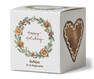 Happy Holiday - Doftljus, Fir & gingerspice, brinntid 45 h, 255 gr - Vit