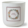 Happy Holiday - Doftljus, Fir & gingerspice, brinntid 45 h, 255 gr - Vit