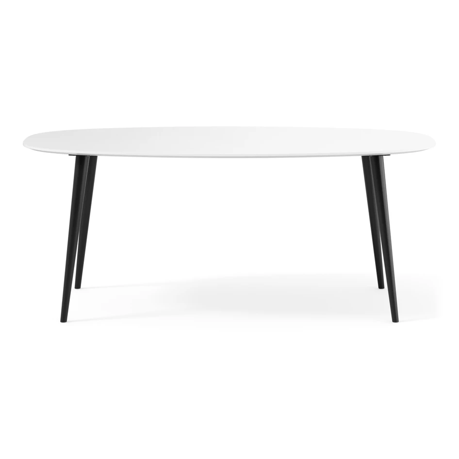 Plaine - Matbord, 190x100x74 cm - Vit