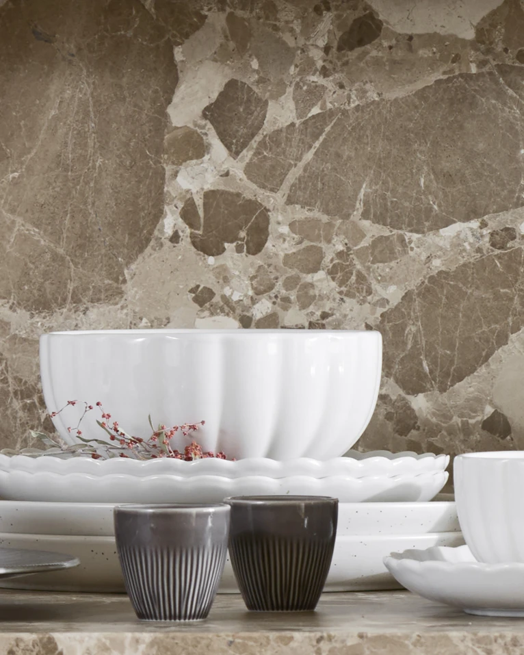 Snäcka, Skål, H 7 Ø 15 cm