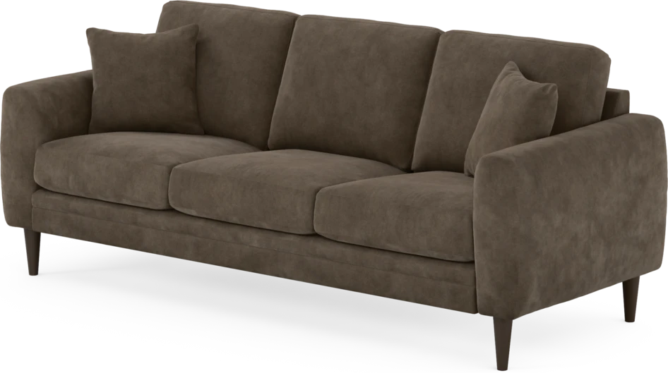 Eden - 3-sits soffa - Brun