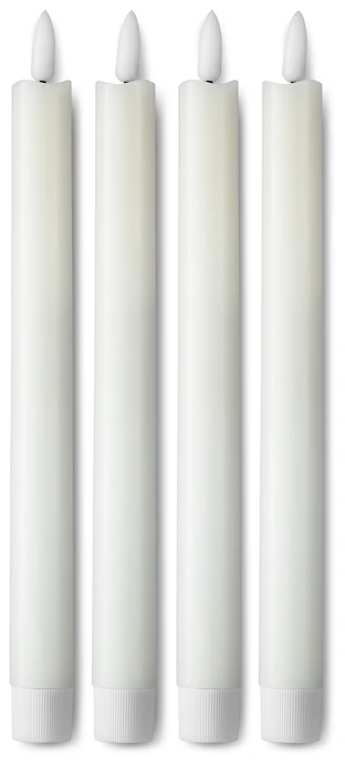 Skimra, LED-ljus, 4-pack, H 25 Ø 2,2 cm, timer och fjärrkontroll