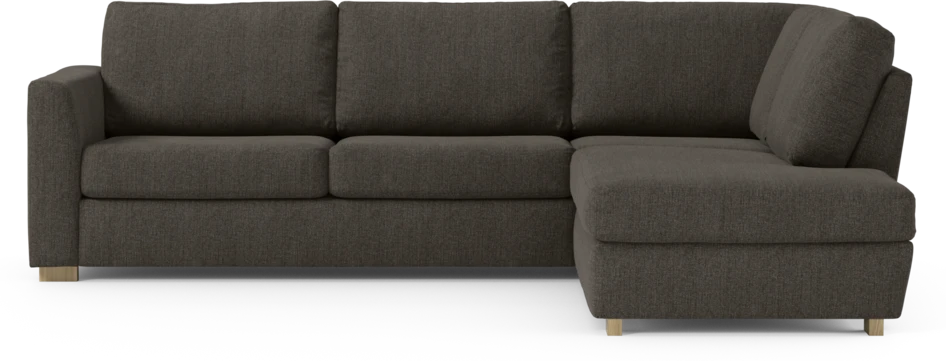 Friday - 2,5-sits soffa med divan höger - Brun