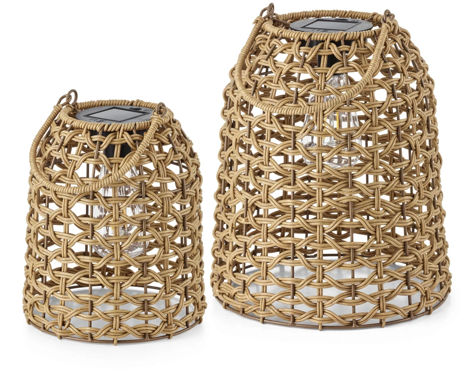 Greta - Solcellsbelysning H28.5 Ø24cm - Beige