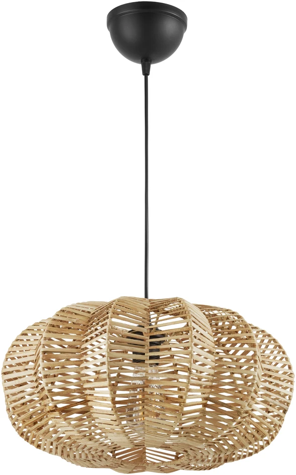 Azra - Taklampskärm H20 Ø43 cm - Brun