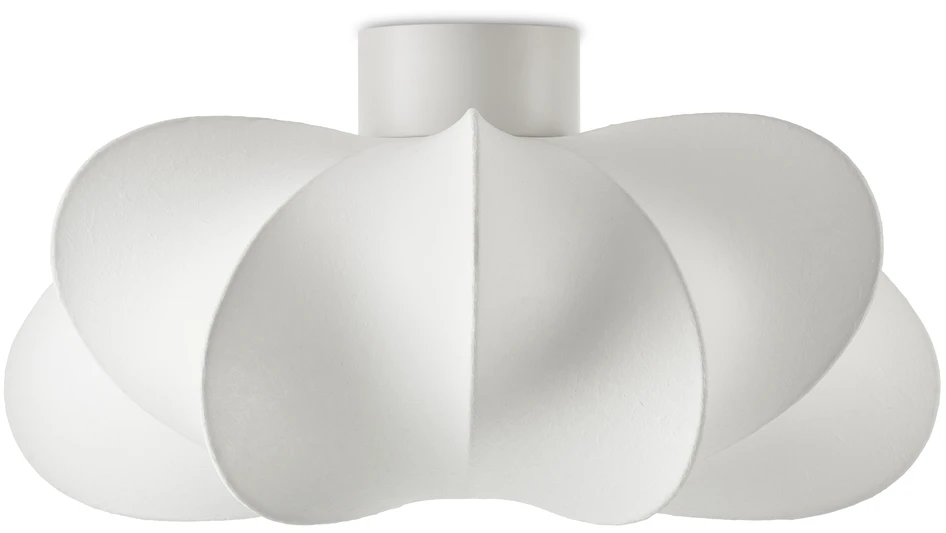 Abra - Taklampa H27 Ø50 cm - Vit