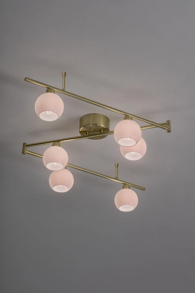 Chloé - Taklampa B180 H20 D12 cm - Gul