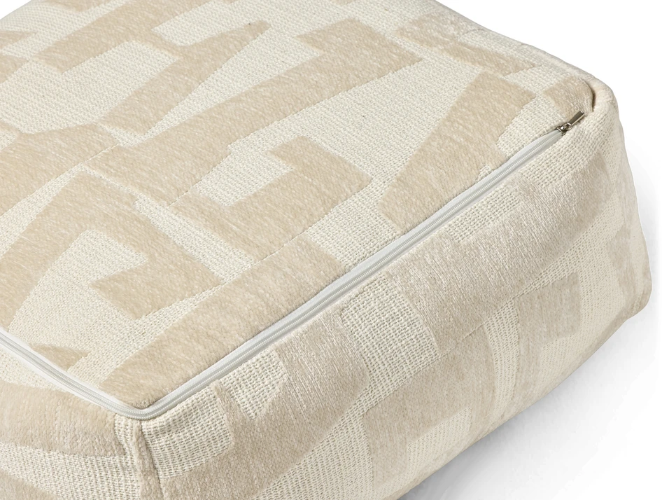 Square - Puff, B60 D60 cm - Beige
