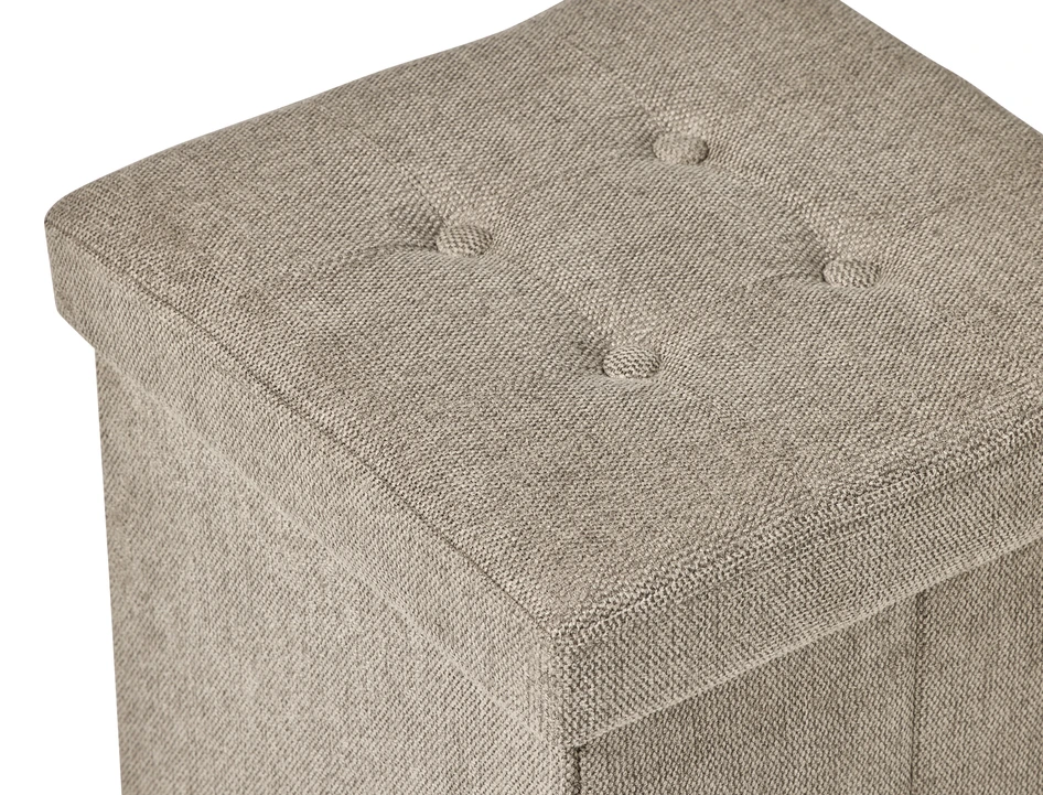 Marja - Puff, B 38 cm - Brun