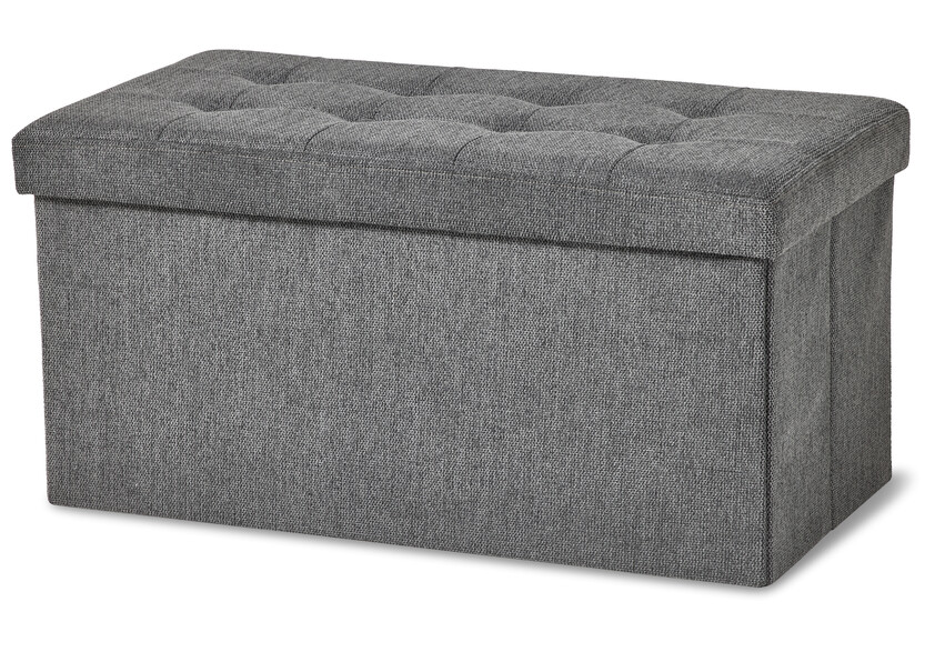 Marja - Puff, B 76 cm - Grå