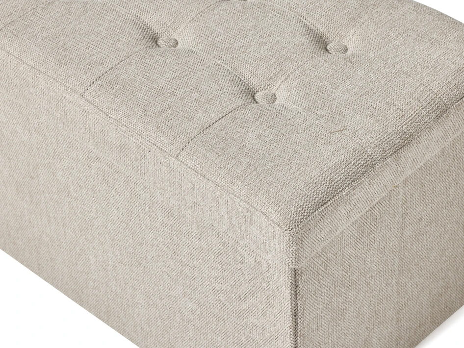 Marja - Puff, B 76 cm - Beige