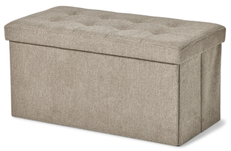 Marja - Puff, B 76 cm - Brun