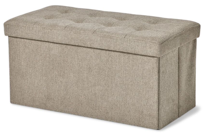 Marja - Puff, B 76 cm - Brun
