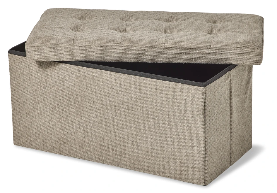 Marja - Puff, B 76 cm - Brun