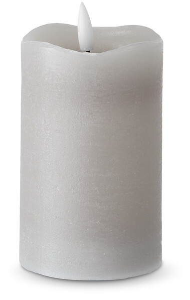 Skimra - LED-ljus, H 12 Ø 7,5 cm, timer - Grå