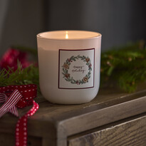 Happy Holiday - Doftljus, Fir & gingerspice, brinntid 45 h, 255 gr - inspiration