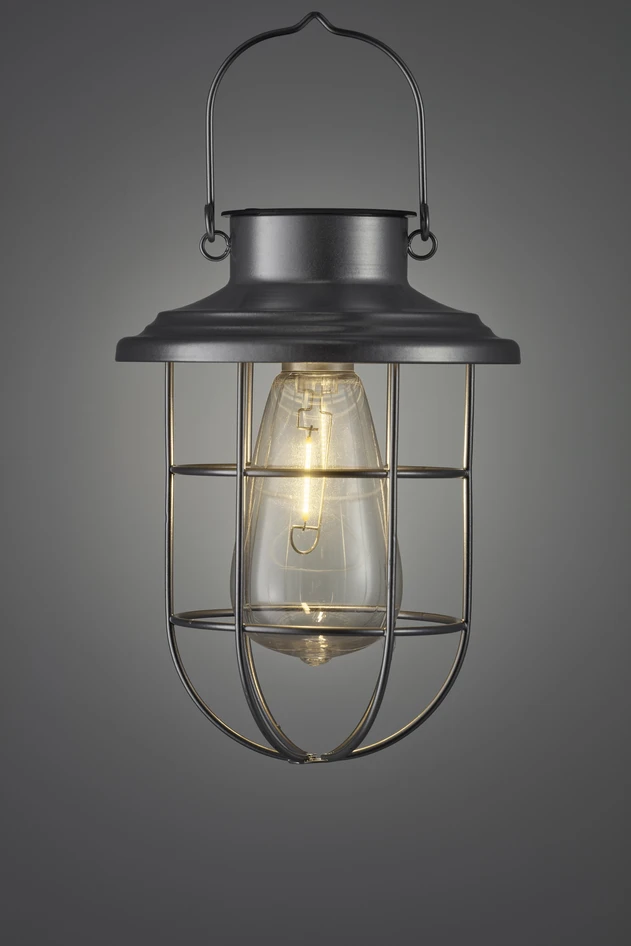 Levi - Solcellsbelysning H20 Ø14.5 cm - Grå