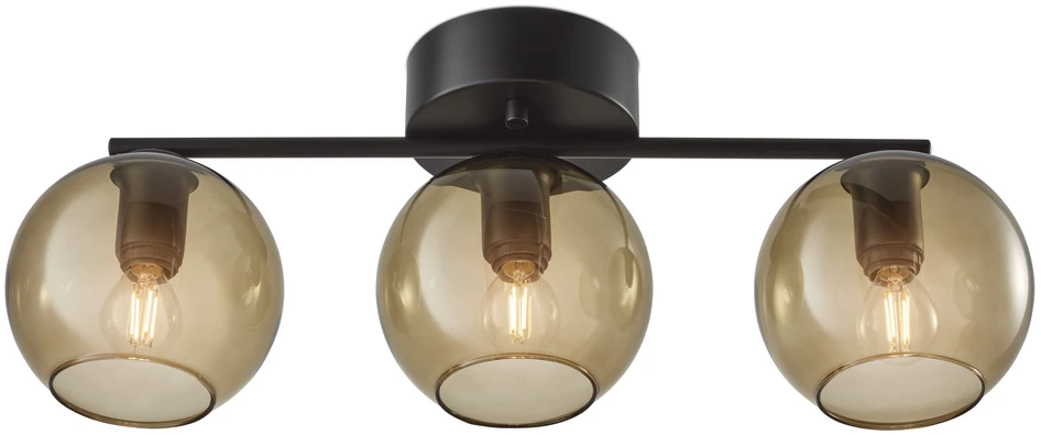 Valter  - Taklampa L55 B15 cm - Svart