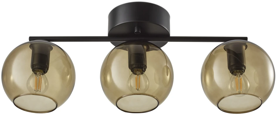 Valter  - Taklampa L55 B15 cm - Svart