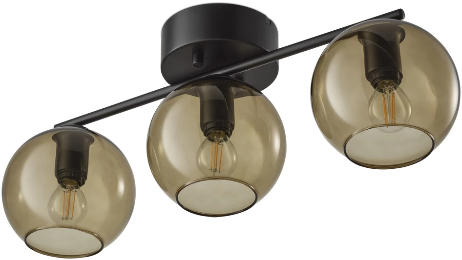 Valter  - Taklampa L55 B15 cm - Svart