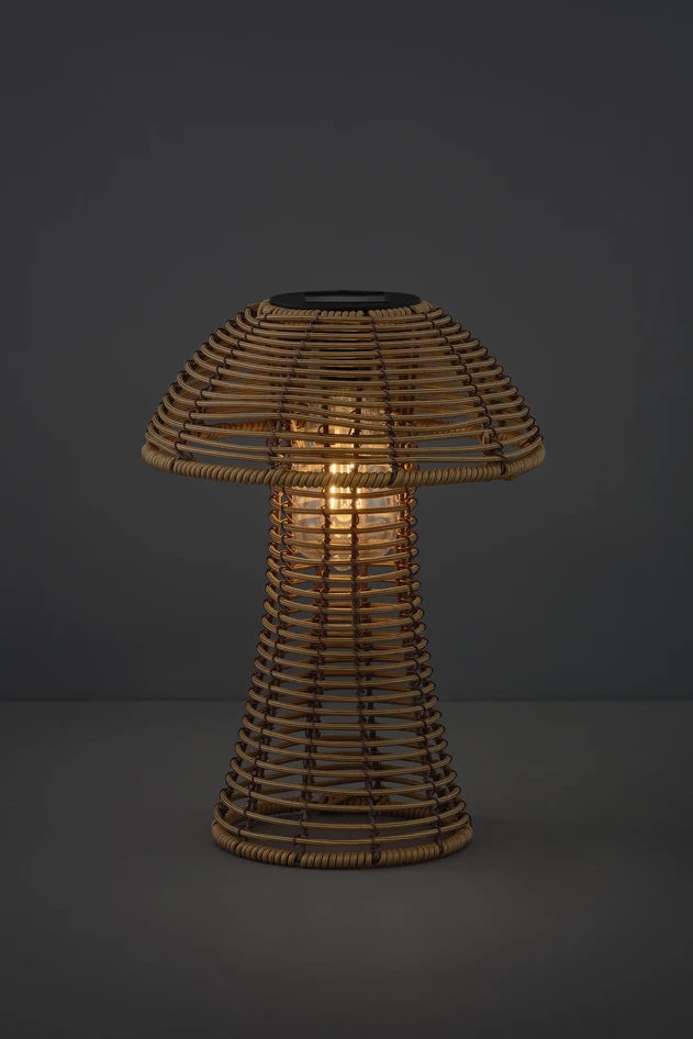 Ayla - Solcellsbelysning H30,5 Ø22 - Brun