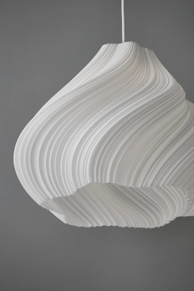 Isra - Taklampa D40 H28.5 cm - Vit