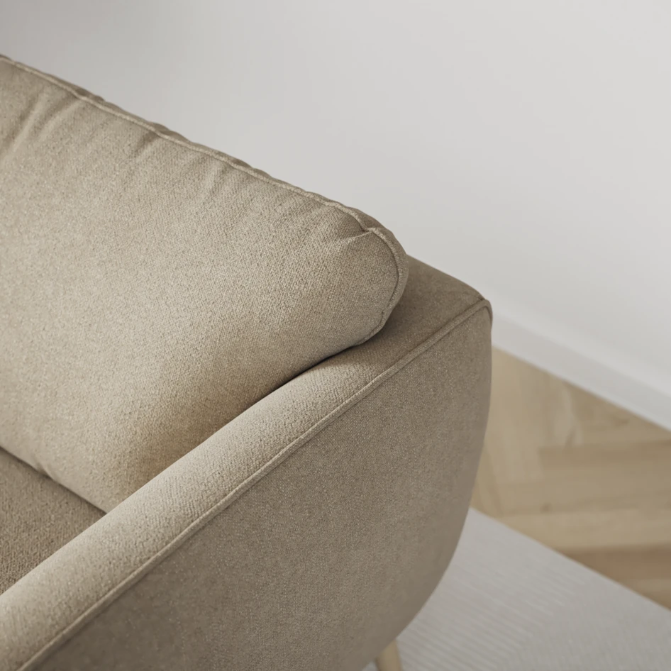 Madison - 3-sits soffa med schäslong höger - Beige