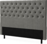 Delux Pikerad XL - Sänggavel, 90-210 cm - Grå