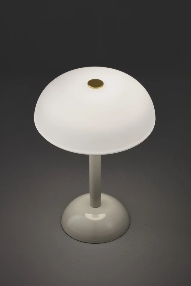 Pella - Portabel bordslampa H22 Ø15cm - Beige