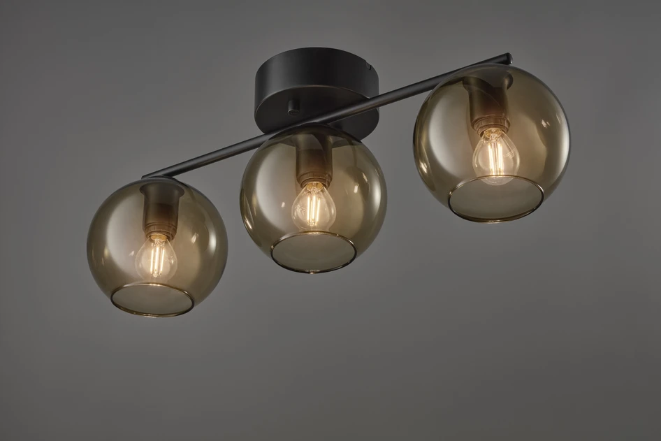 Valter  - Taklampa L55 B15 cm - Svart