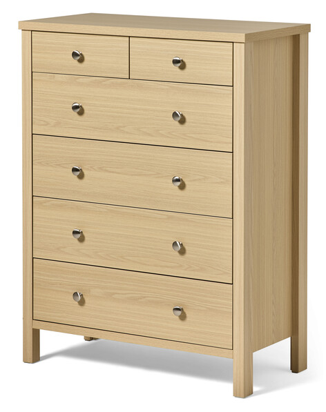 Story - Byrå 6 lådor, 80x40x106 cm - Beige